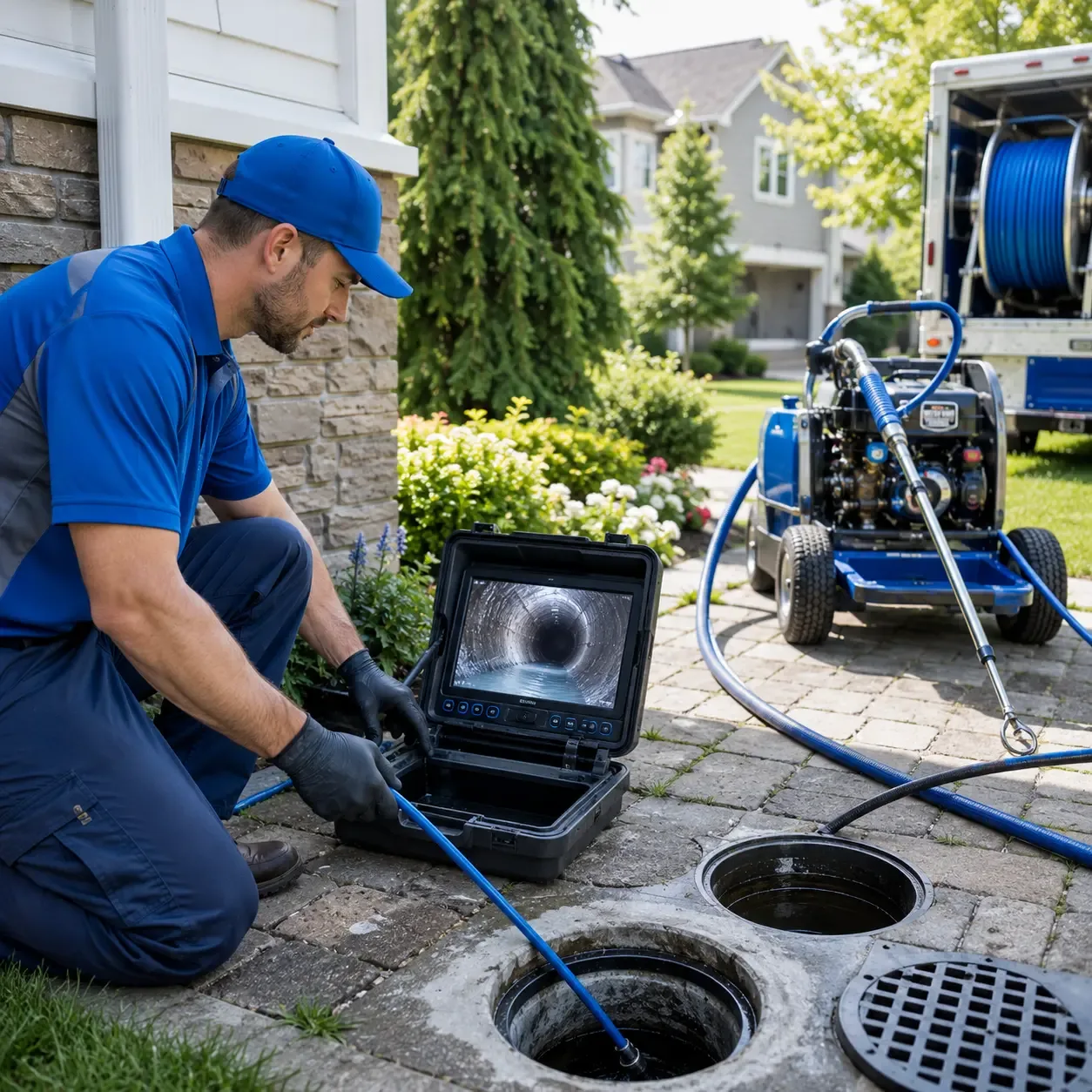 Outdoor drain cleaning professionals serving Spruce, MI