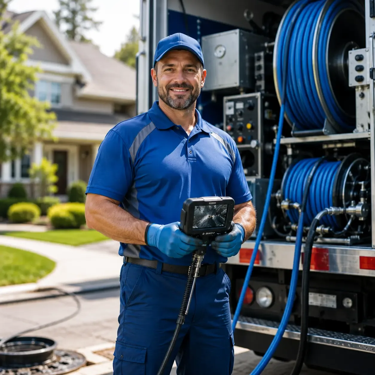 Local outdoor drain cleaning specialists in Spruce, MI